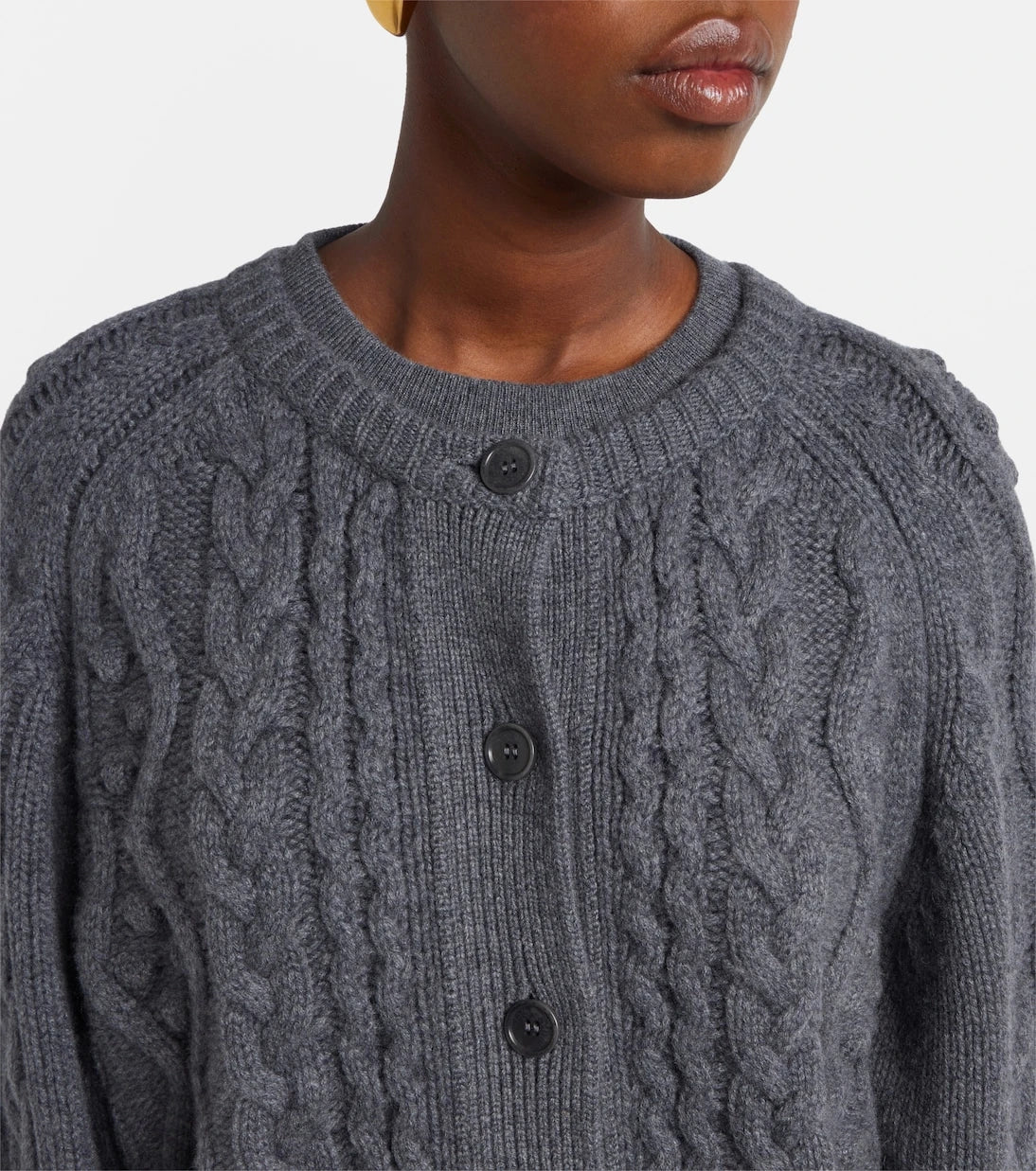 Lisa Yang - Winroe cable-knit cashmere cardigan