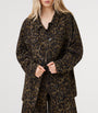 Brown Leopard Print Willow Denim Jacket