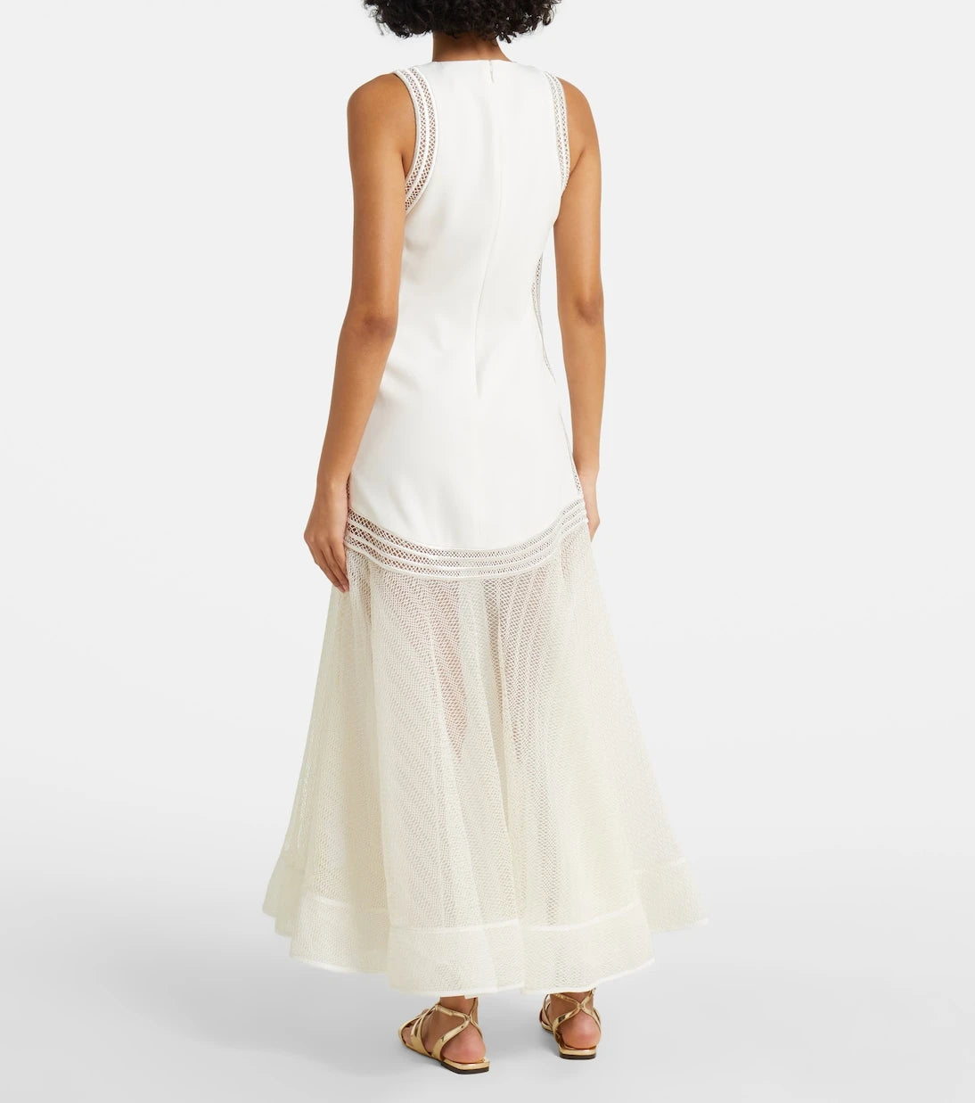 Simkhai - Zakaria mesh-trimmed maxi dress