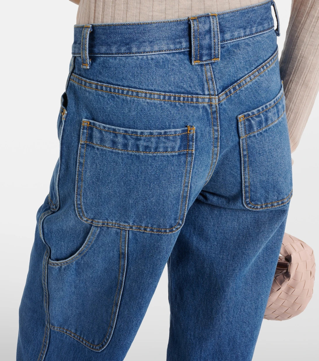 Tory Burch - High-rise cargo jeans