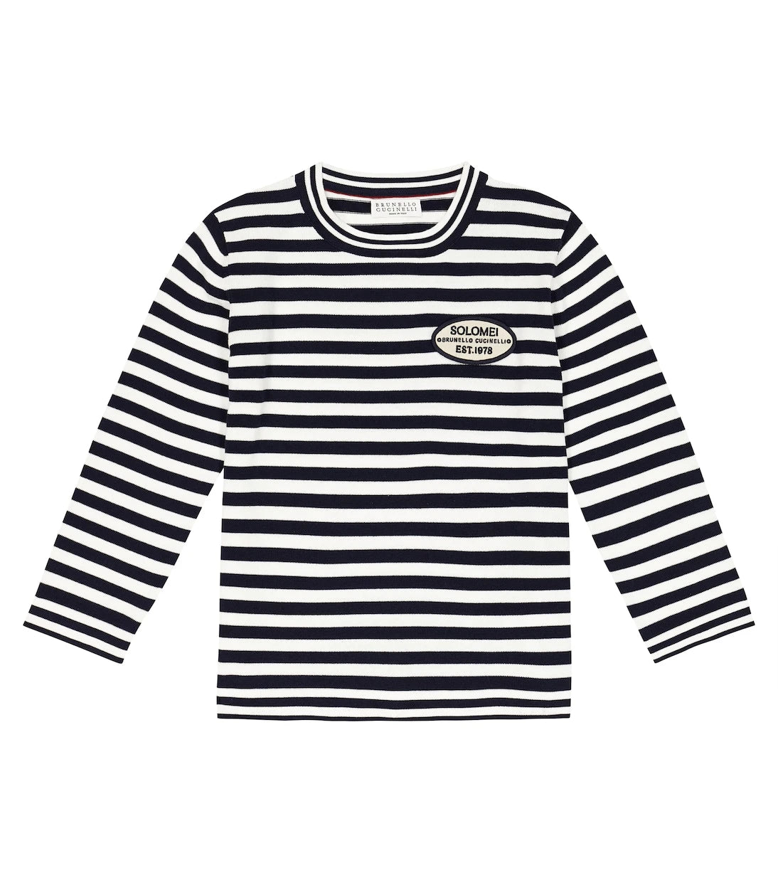 Brunello Cucinelli Kids - Striped cotton sweater