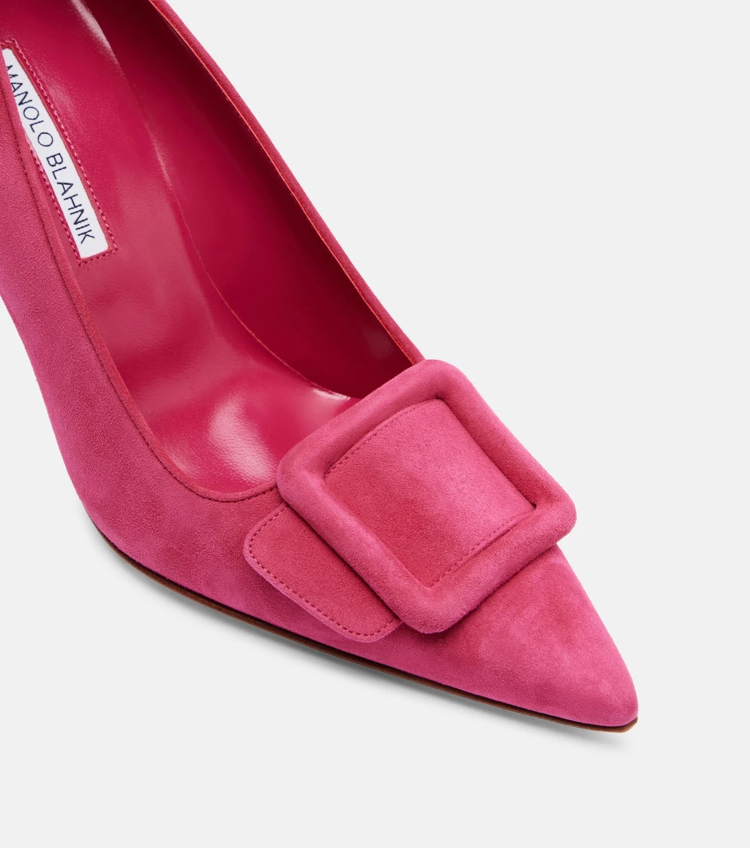 Manolo Blahnik - حذاء "ميسال" بكعب 90 من الشمواه