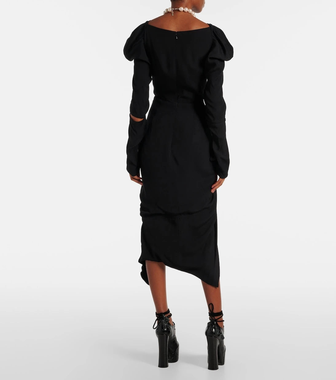 Vivienne Westwood - Panther draped midi dress