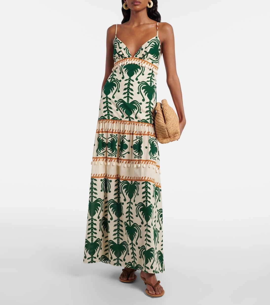Johanna Ortiz - Printed cotton poplin maxi dress