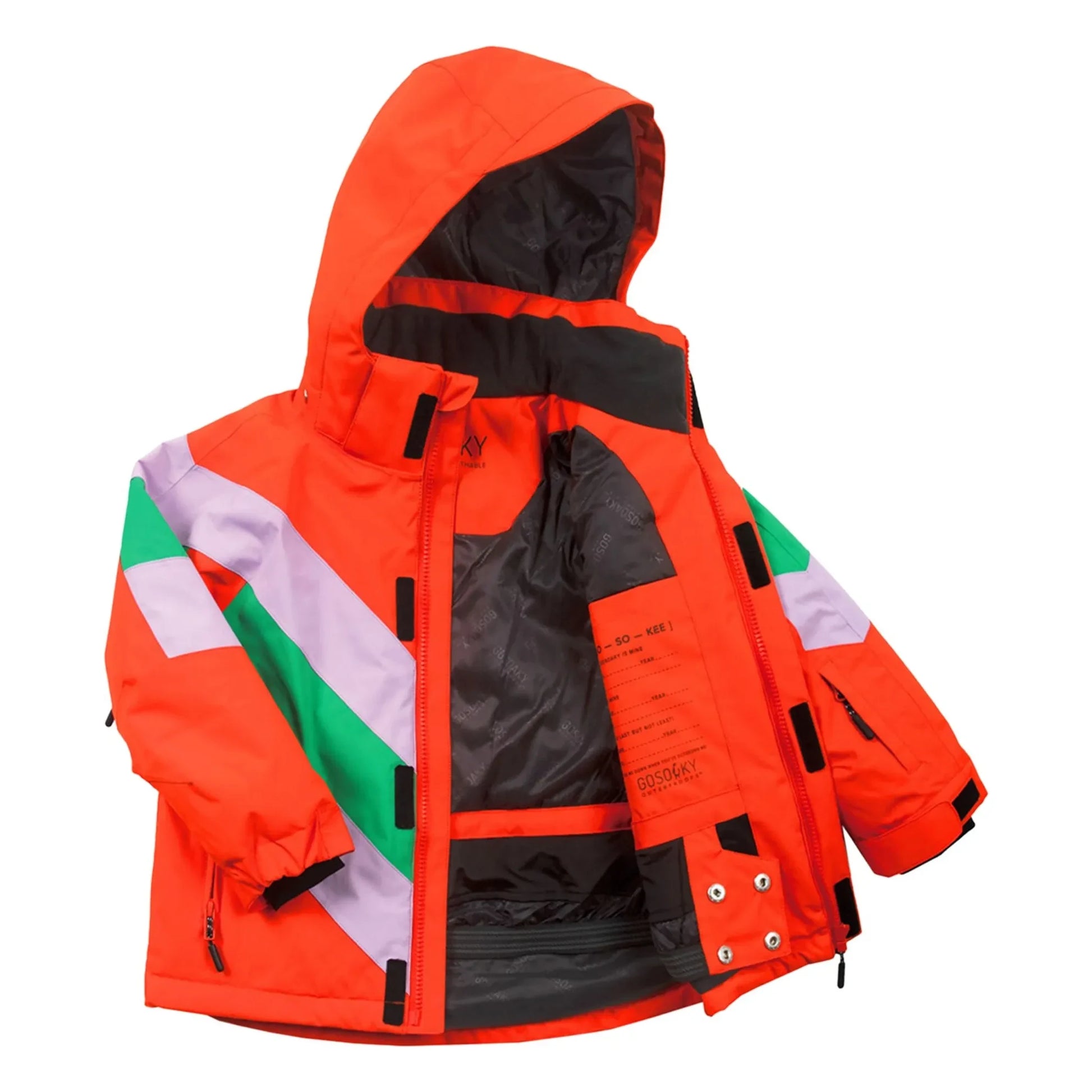 Gosoaky - Mountain Goat Waterproof Ski Jacket | Red