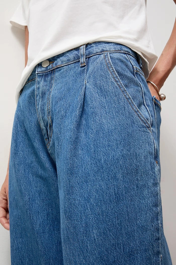 Answear.LAB wide leg kadın jean pantolon