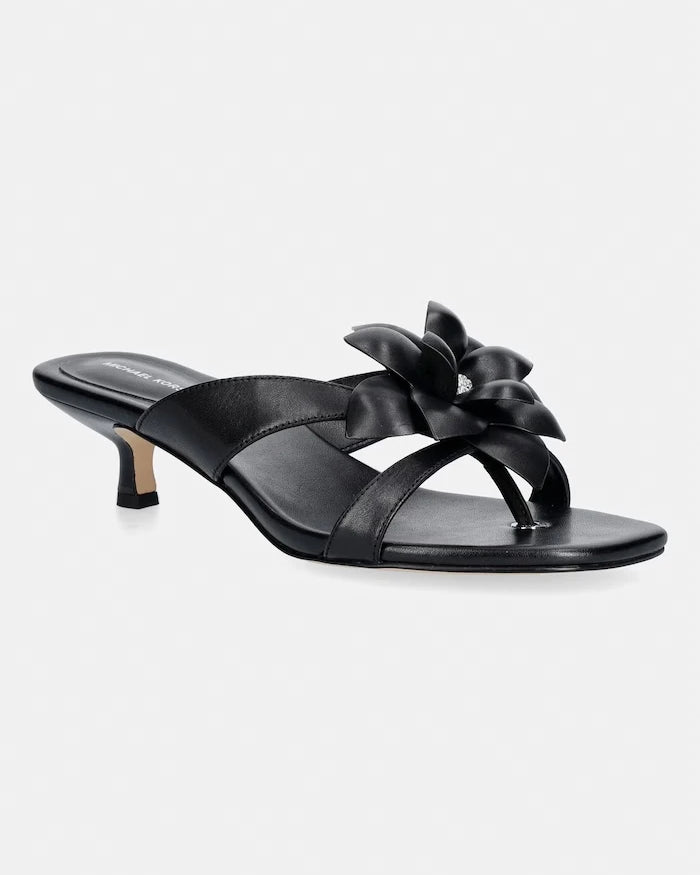 MICHAEL Michael Kors джапанки дамски от кожа Jacie Kitten Sandal