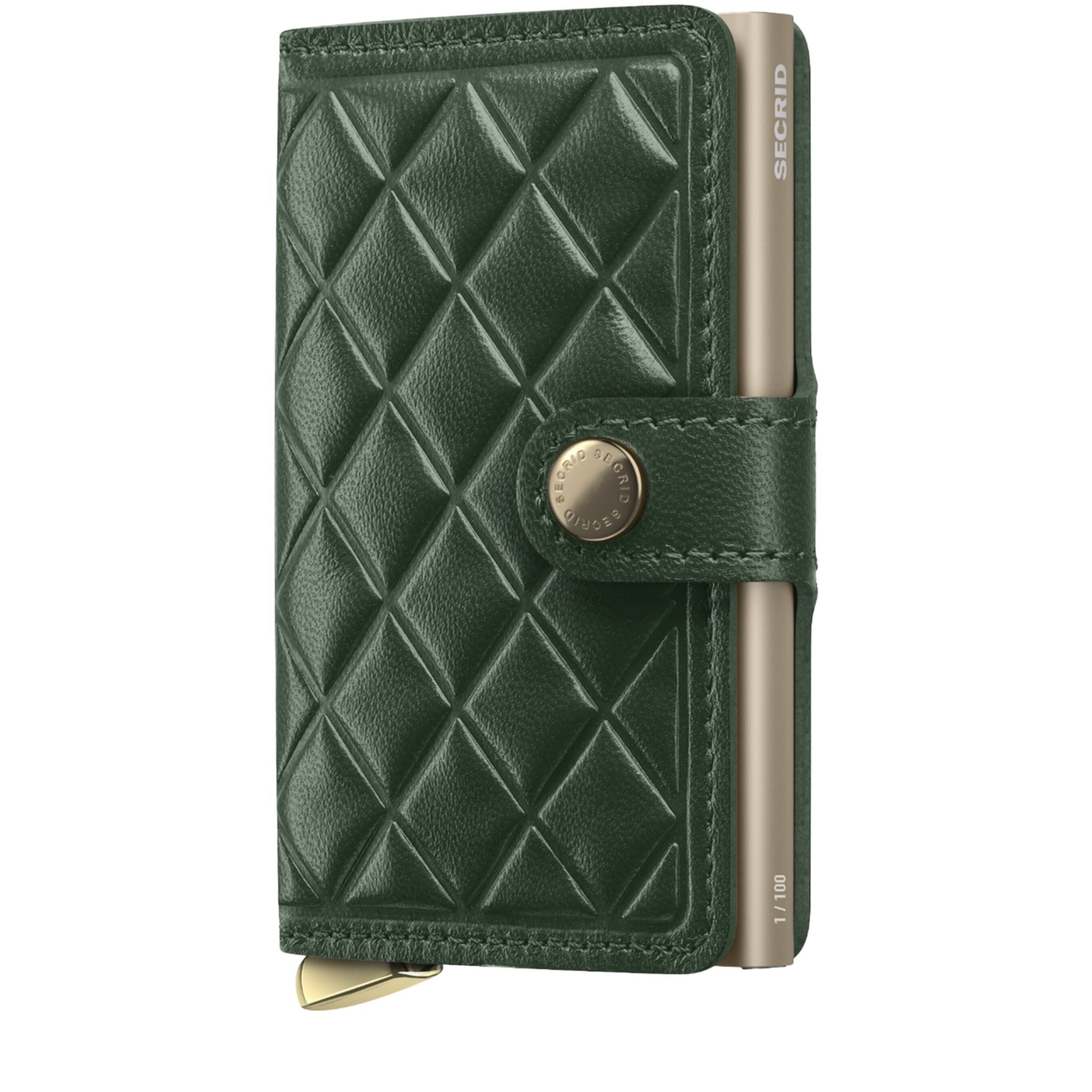 Secrid Premium Leather Embossed Diamond Miniwallet