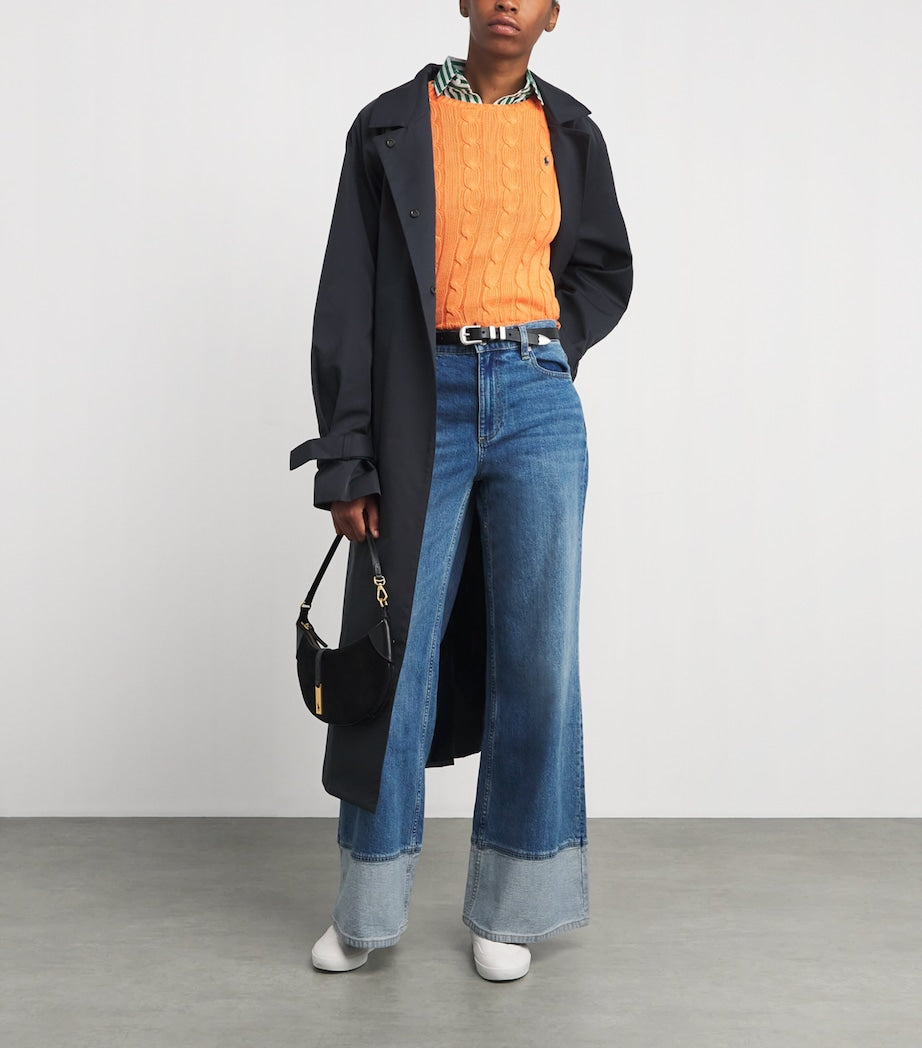 Polo Ralph Lauren Black Leather Western Belt