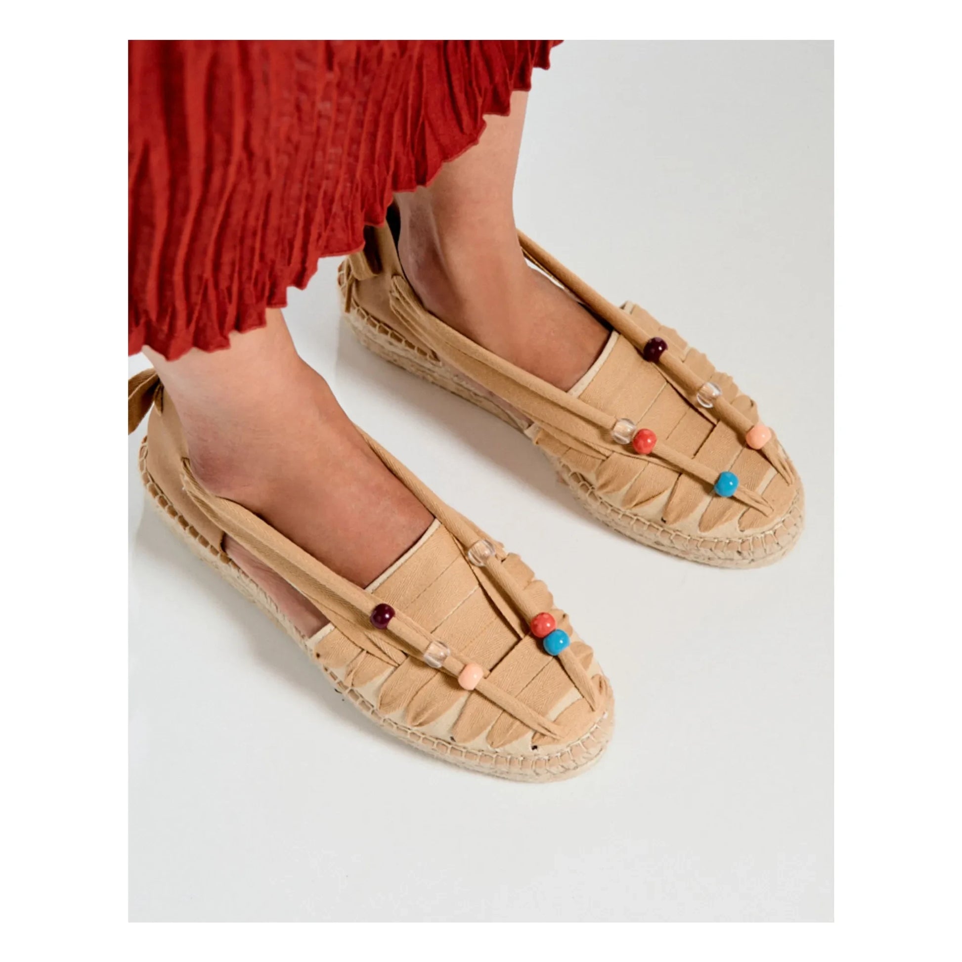 Naguisa - Espadrilles Soc Perles | Sand