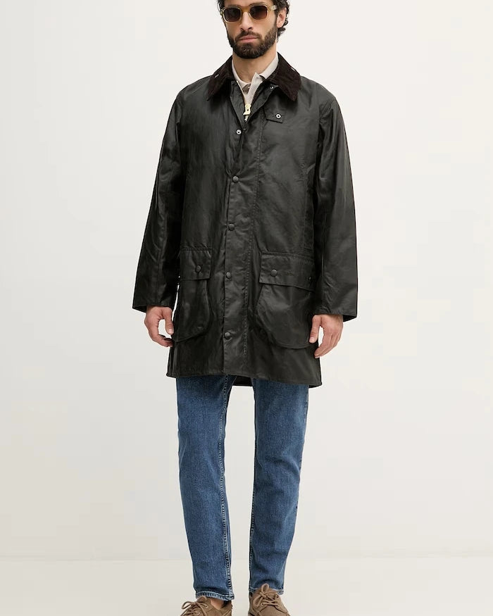 Barbour uzun erkek pamuk ceket