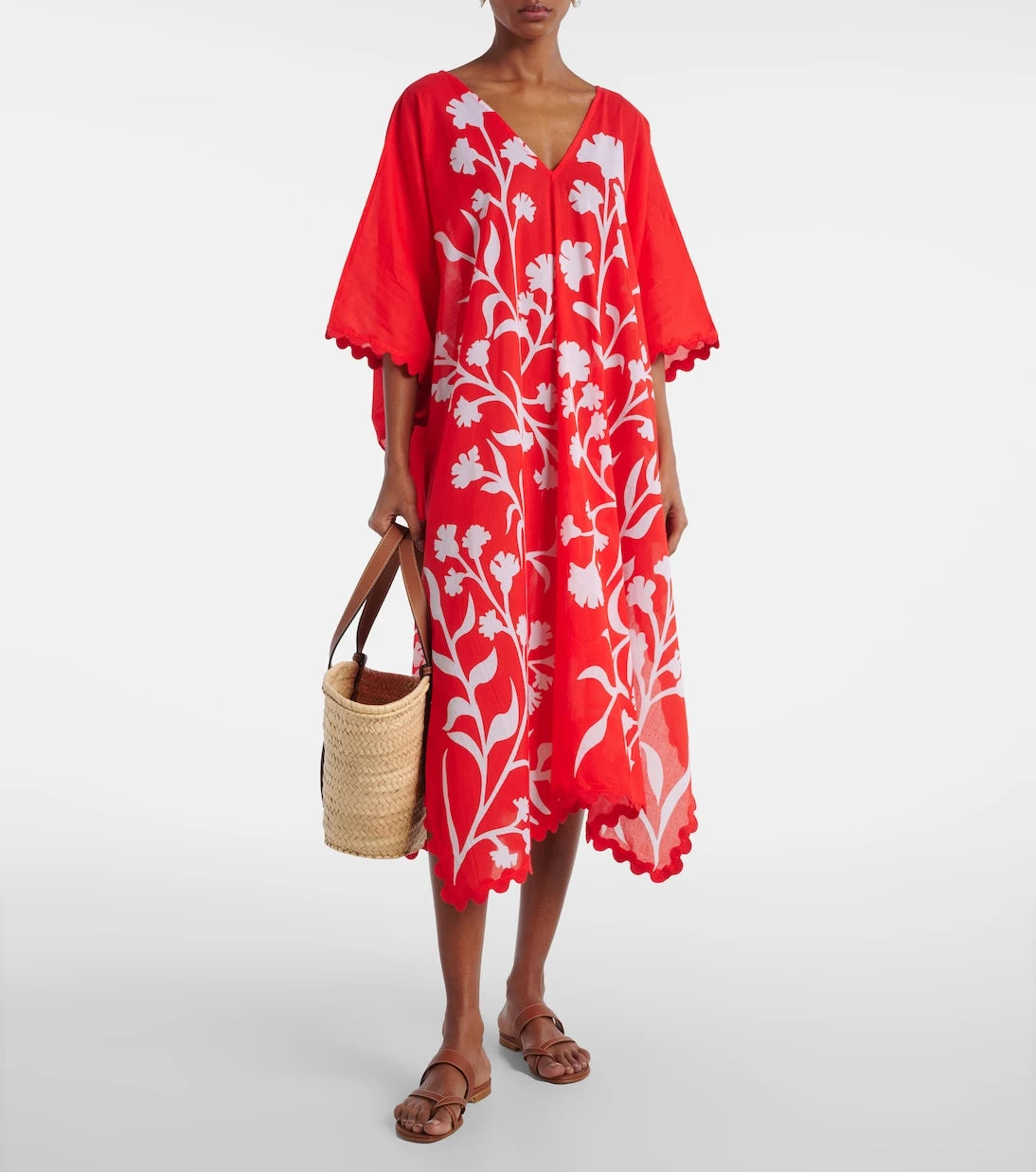 Juliet Dunn - Printed cotton kaftan