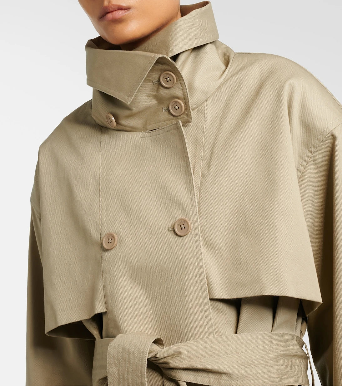 Rotate - Belted double-breasted trench coat