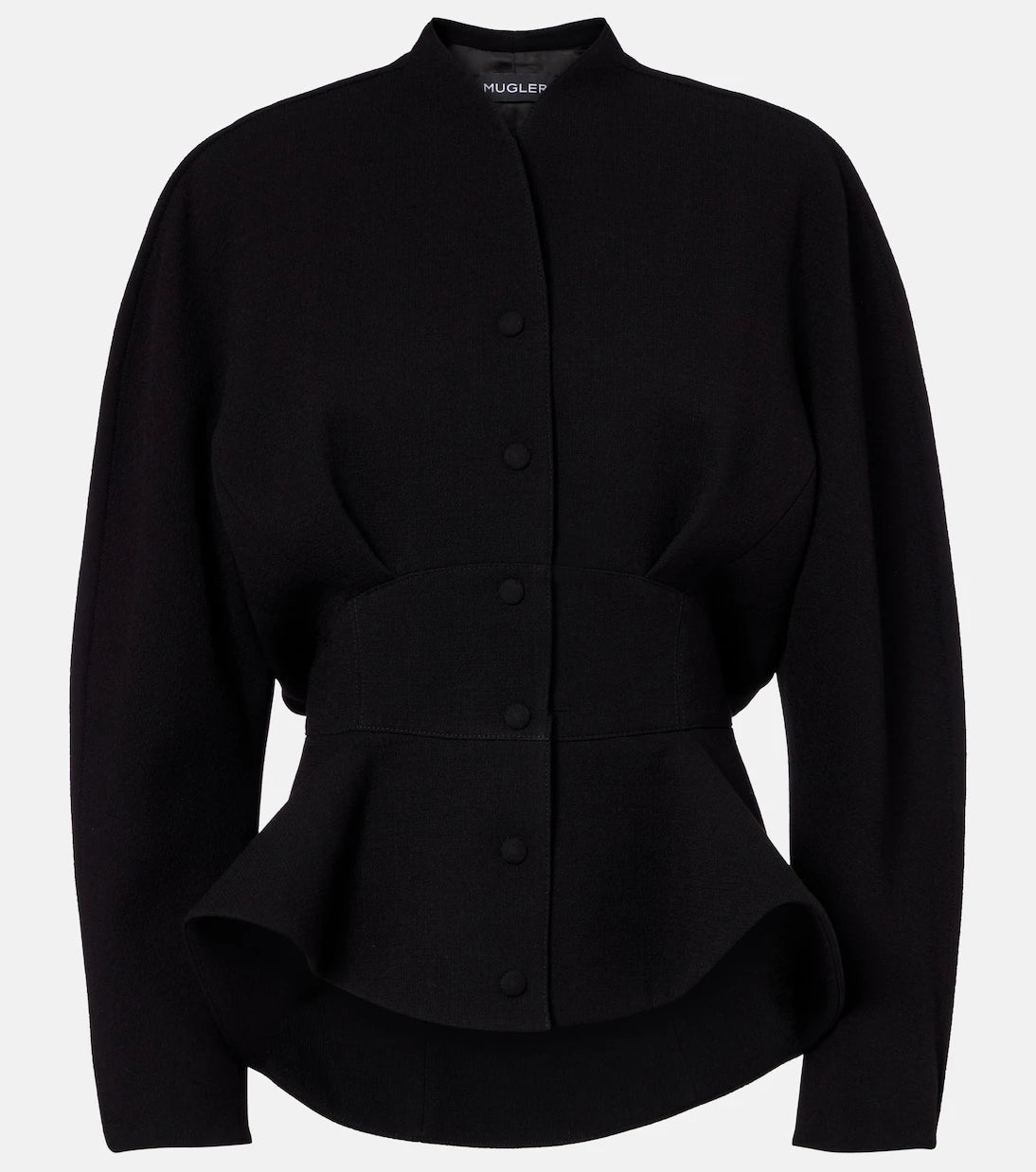 Mugler - جاكيت صوف بكر مُعاد التصنيع