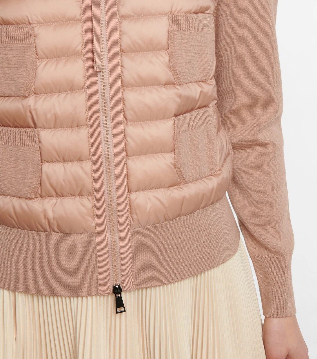 Moncler - Down and wool jacket