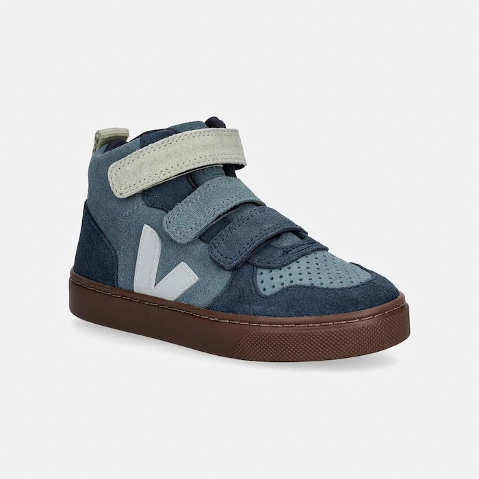 Veja Small V-10 Mid маратонки за деца от велур