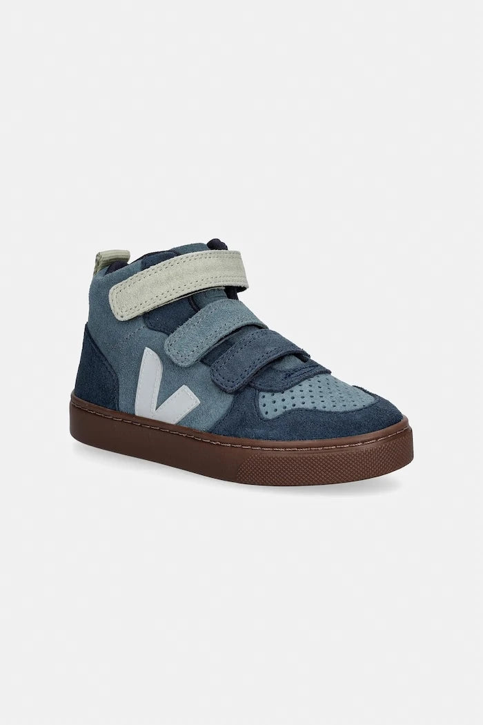 Veja Small V-10 Mid маратонки за деца от велур