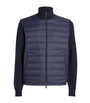 Ralph Lauren Purple Label Navy Quilted Knit Jacket