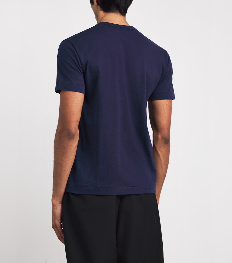 Comme Des Garçons Play Embroidered Double-Heart T-Shirt