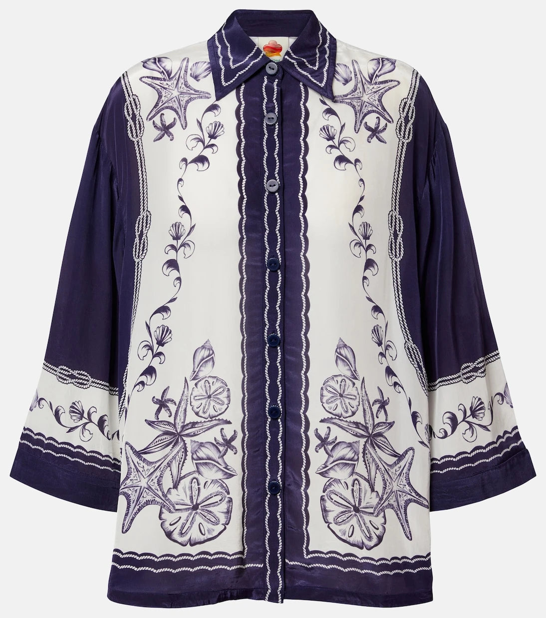 Farm Rio - Coast Scarf floral shirt