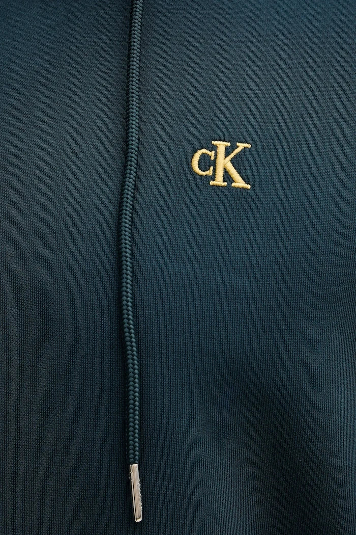 Calvin Klein Jeans erkek pamuklu kapüşonlu sweatshirt