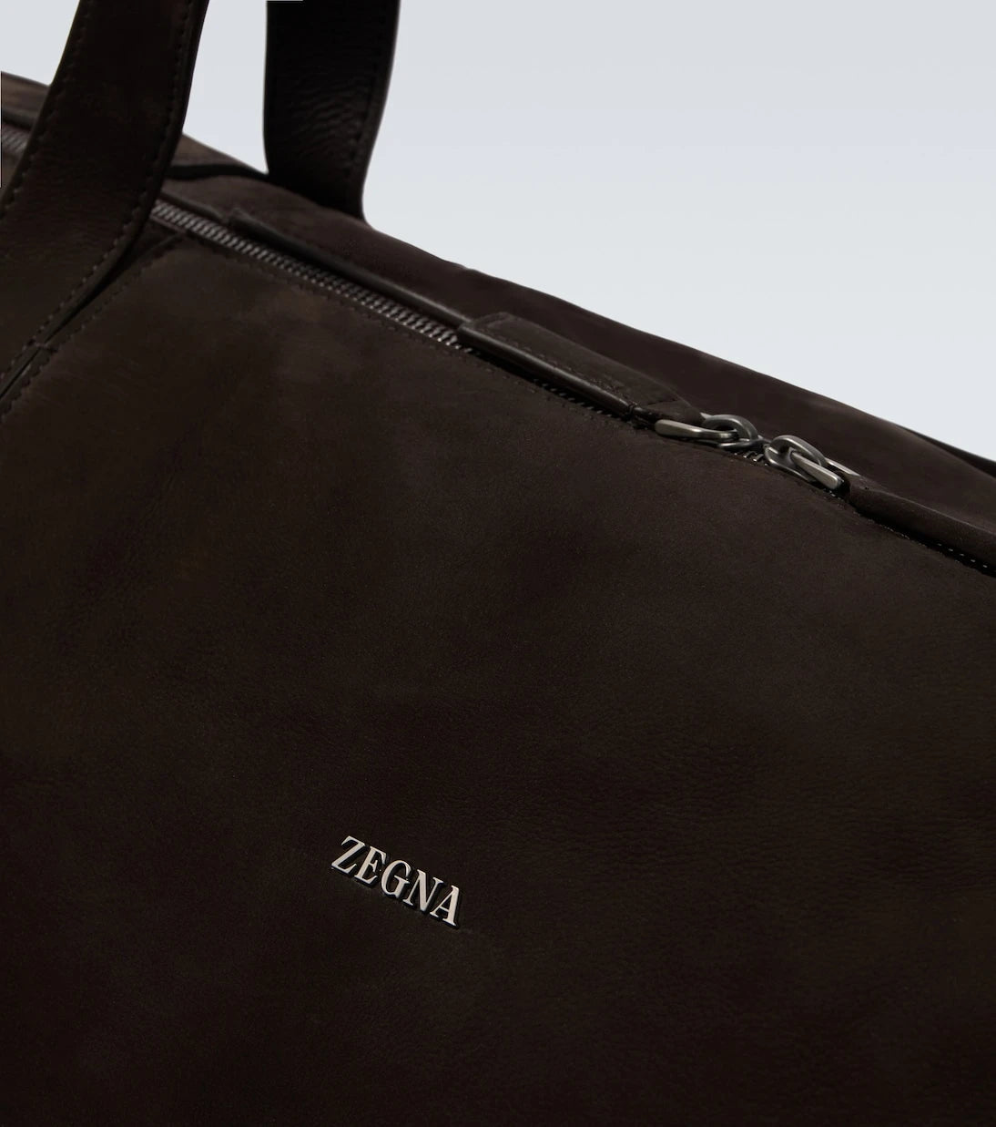 Zegna - Leather duffel bag