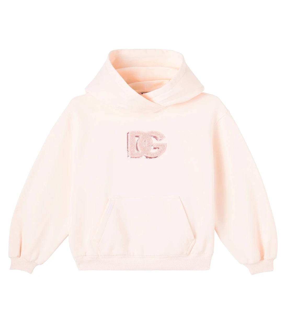 Dolce&Gabbana Kids - DG hooded cotton sweatshirt
