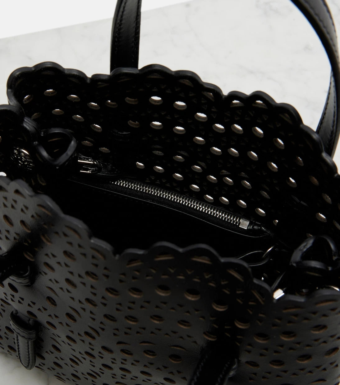 Alaïa - Mina 20 Vienne leather tote bag