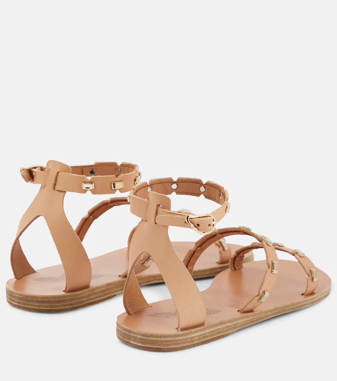 Ancient Greek Sandals - صنادل كوكو الجلدية المزيّنة