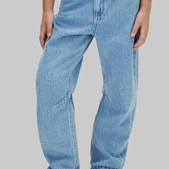 Calvin Klein Jeans kız çocuk straight barrel leg jean