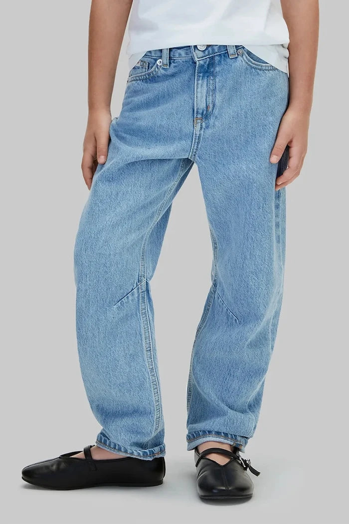 Calvin Klein Jeans kız çocuk straight barrel leg jean
