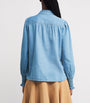 Blue Cotton Chambray Blouse