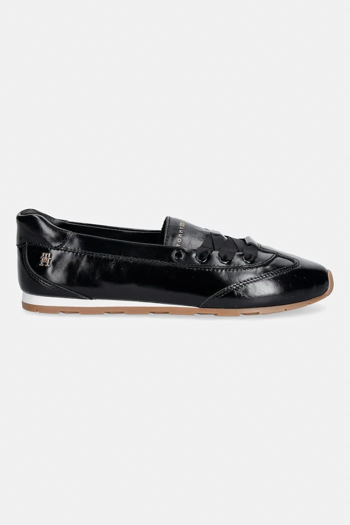 Tommy Hilfiger балеринки от кожа BELLA BALLET SNEAKER