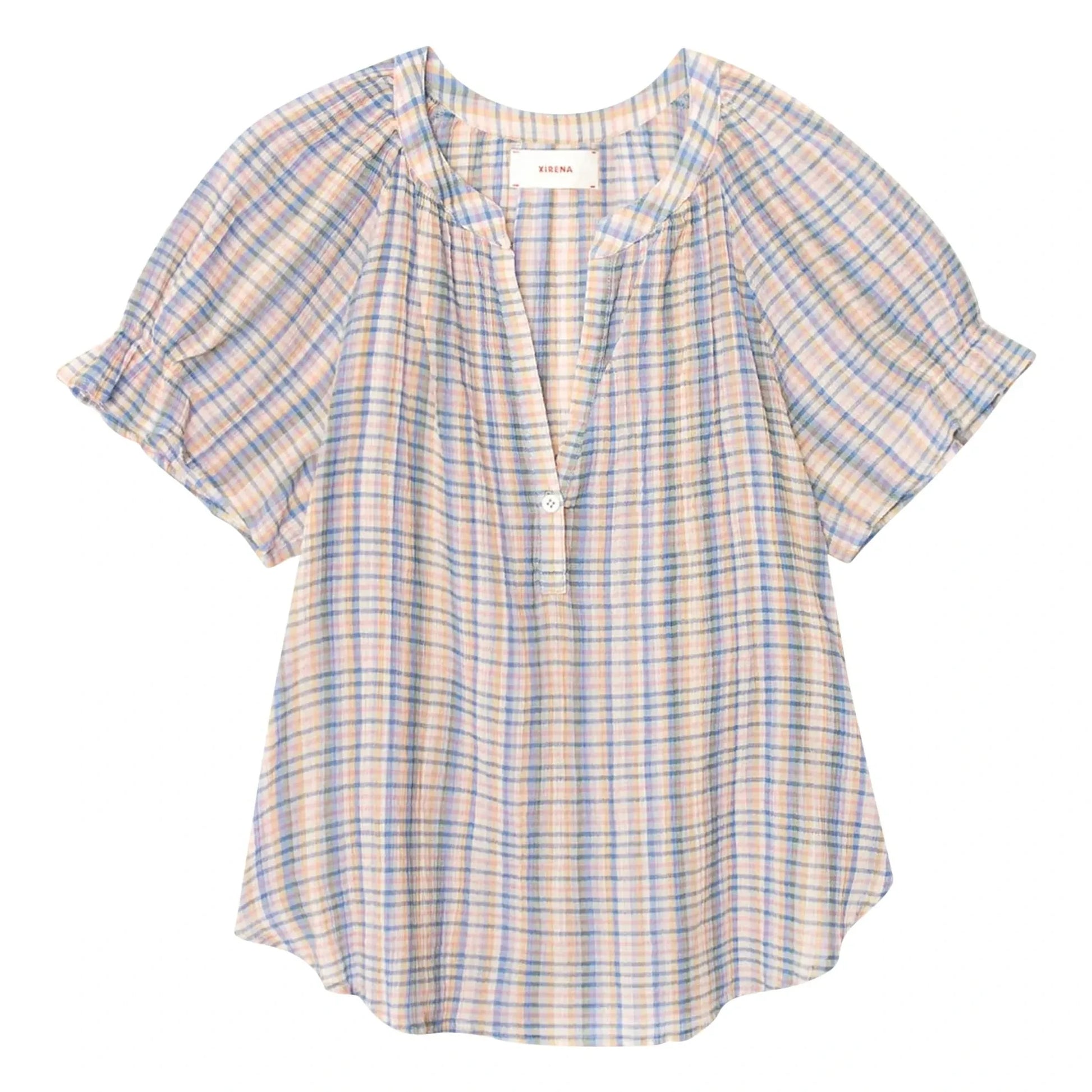 Xirena - Astryde Cotton blouse | Blue