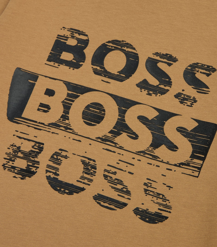 BOSS Kidswear Cotton Triple Logo T-Shirt (4-16 Years)