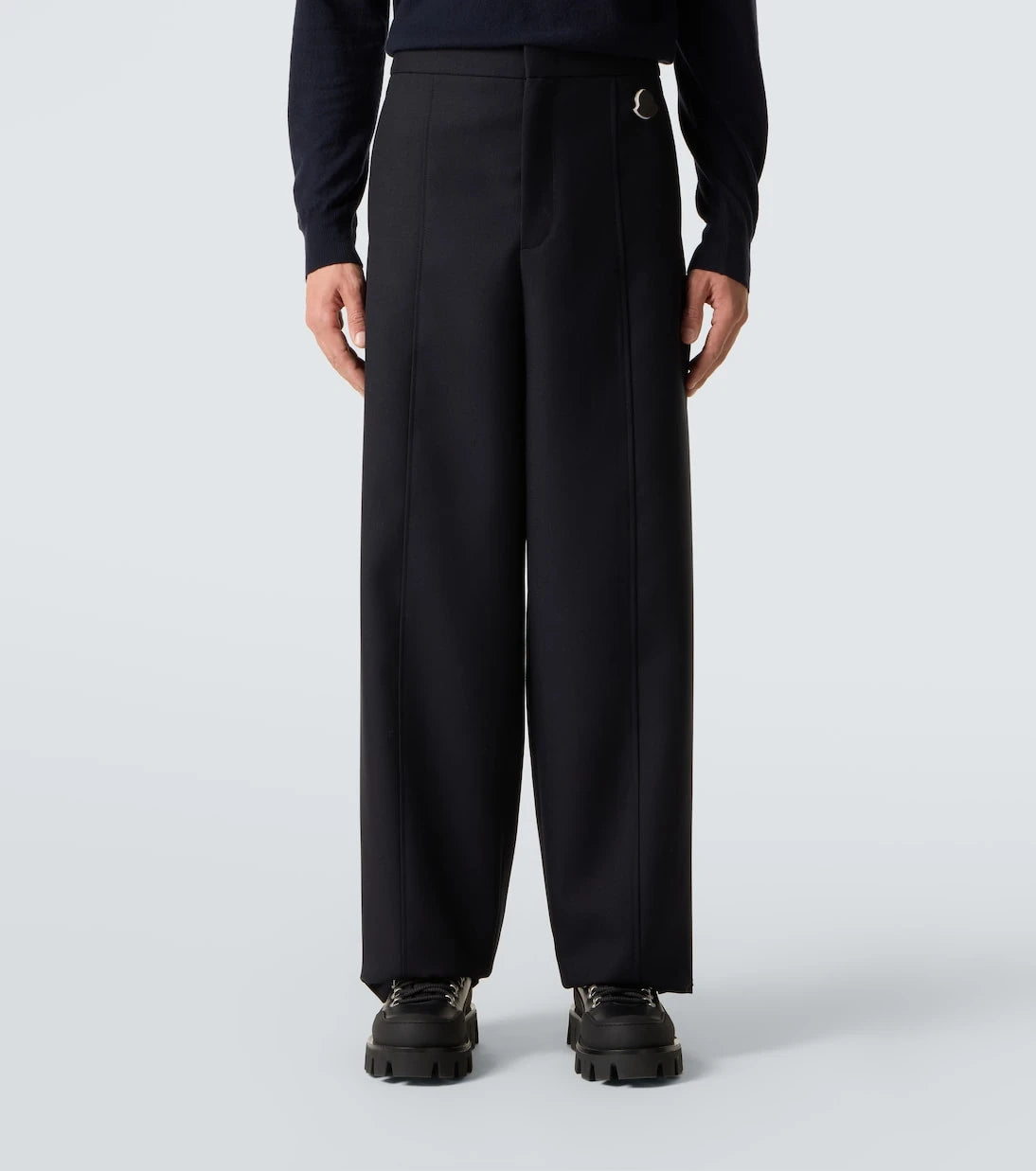 Moncler Genius - + Jil Sander wool wide-leg pants