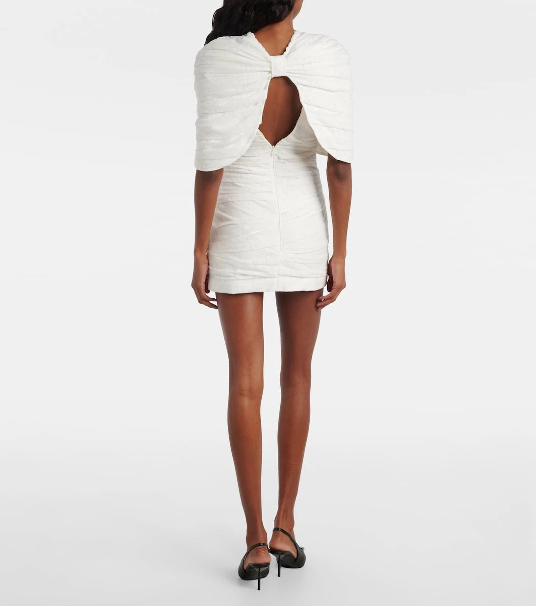 Shushu/Tong - Bow-detail ruched minidress
