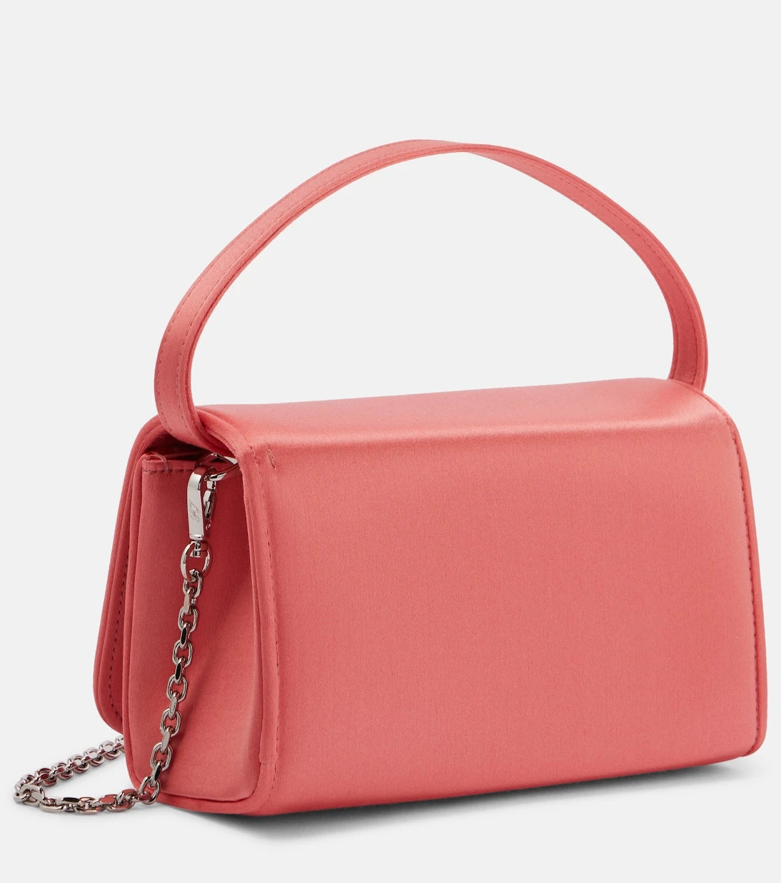 Roger Vivier - Pilgrim Micro satin clutch