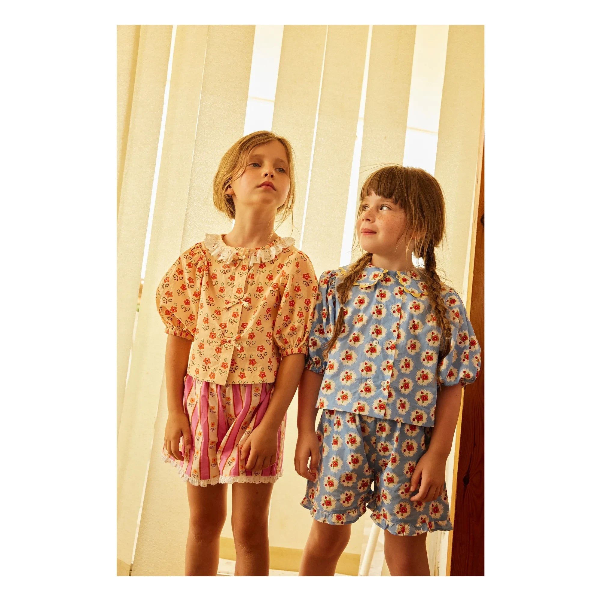 Hello Simone - Pia Blouse Fleurie | Apricot