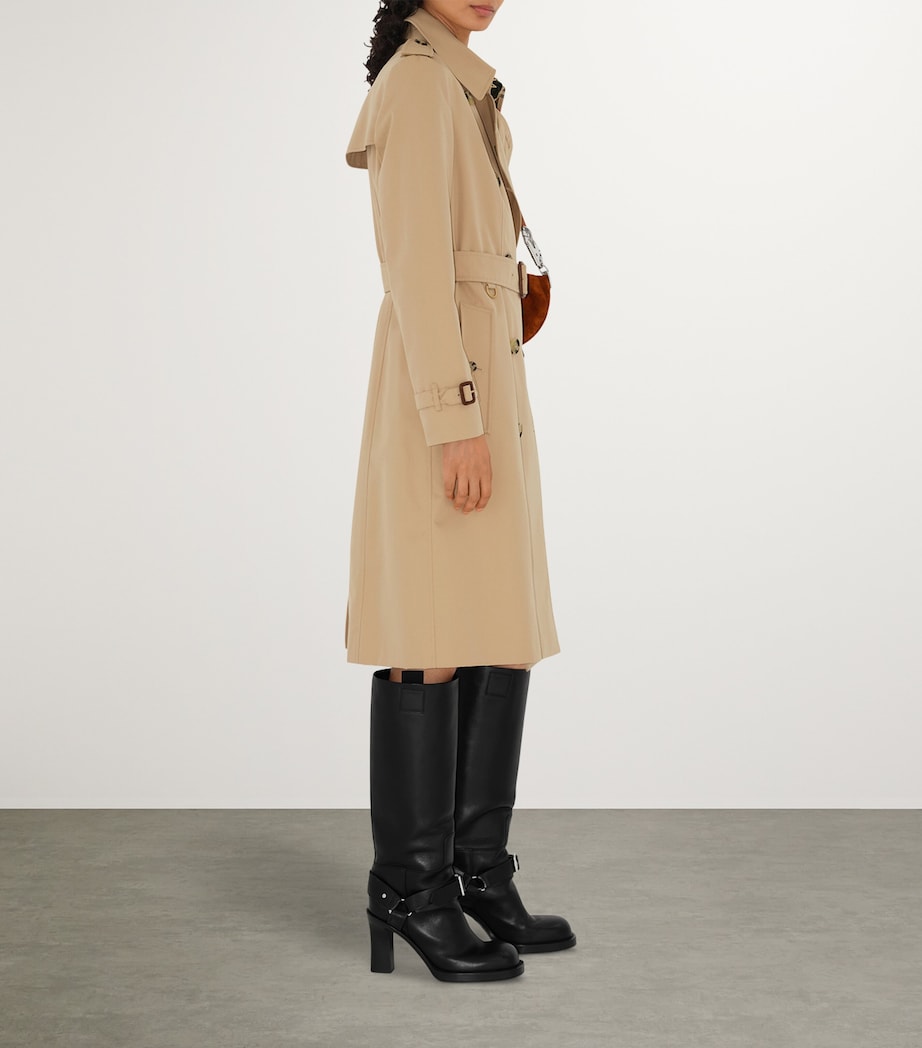 Gabardine Chelsea Long Trench Coat