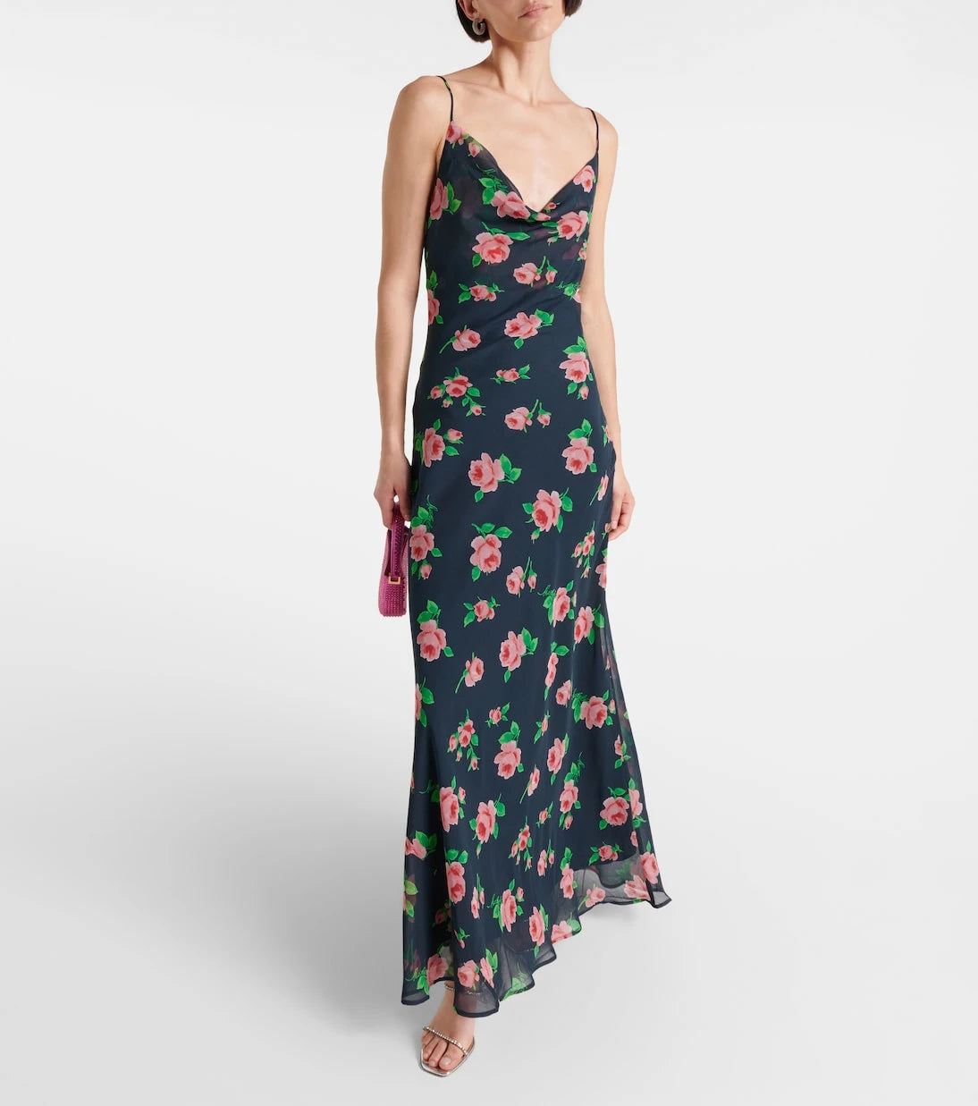 Rotate - Tazzy floral open-back slip dress