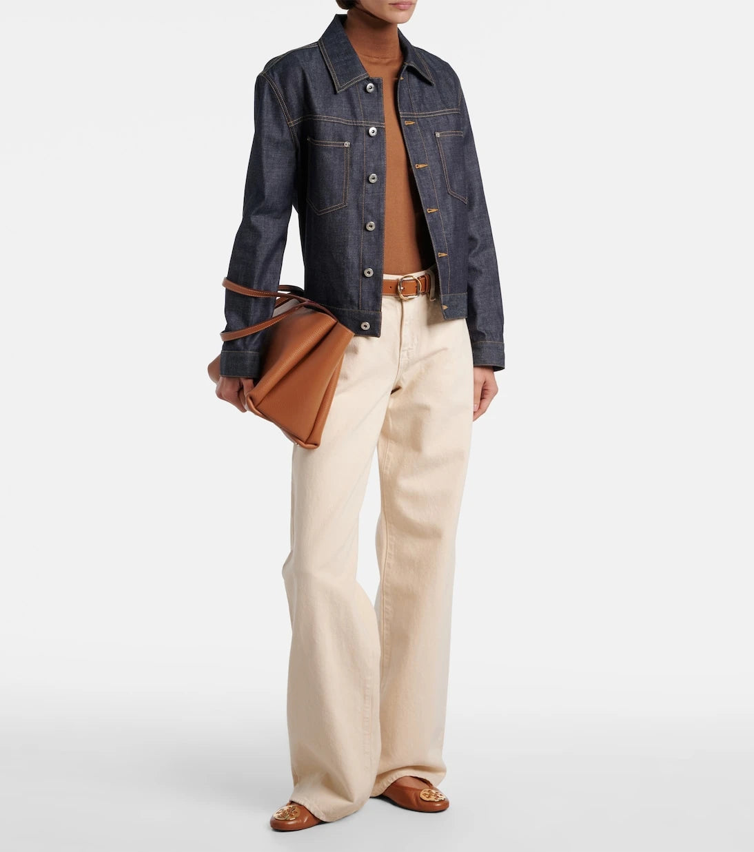 Tory Burch - Reva Travel leather ballet flats