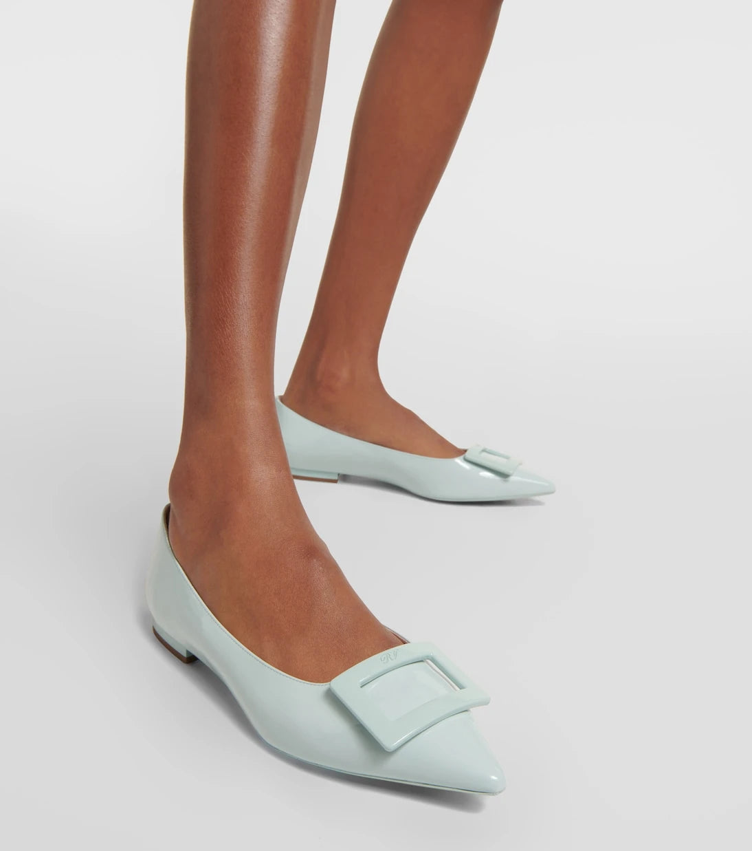 Roger Vivier - Gommettine patent leather ballet flats