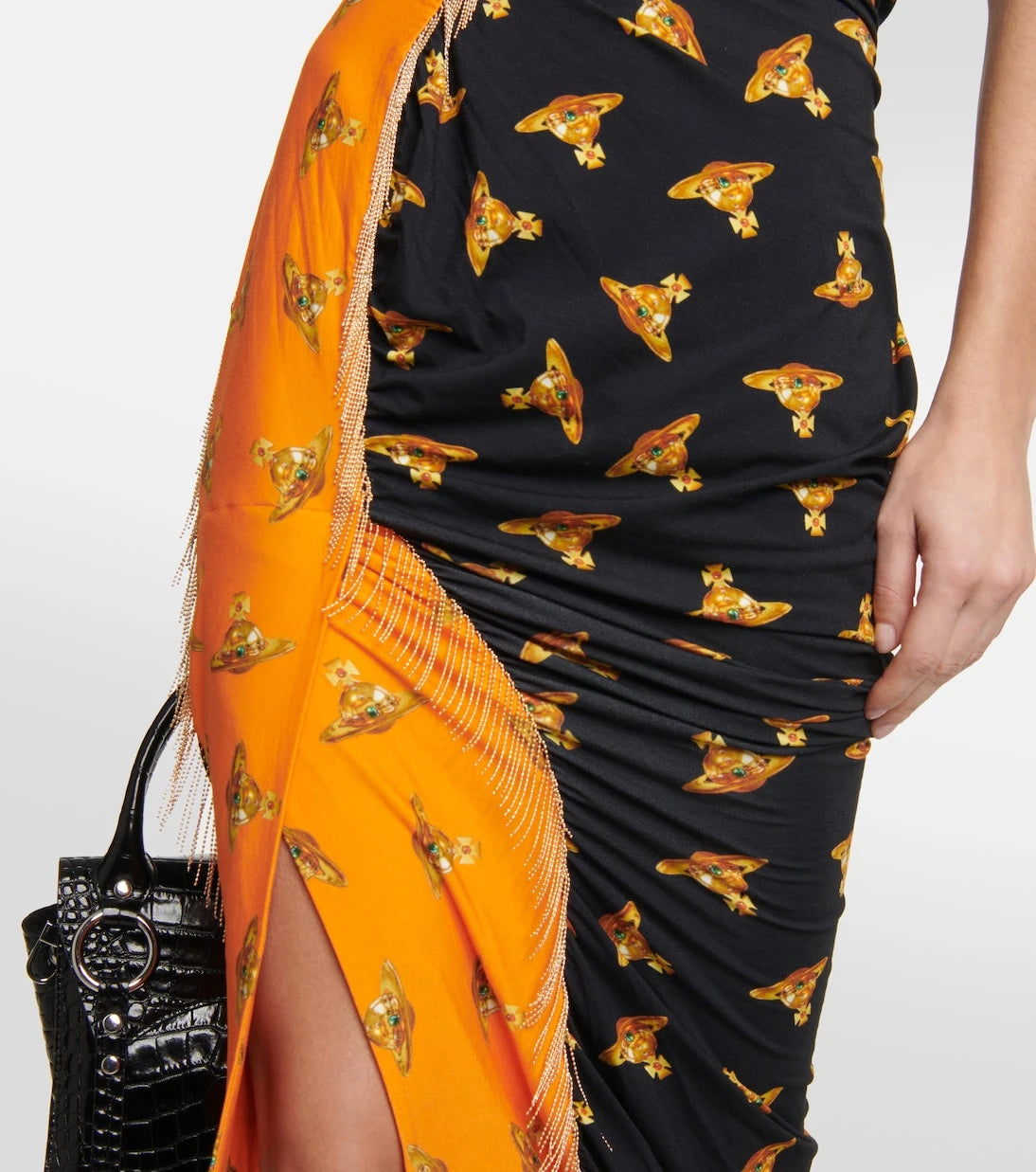 Vivienne Westwood - Printed one-shoulder midi dress