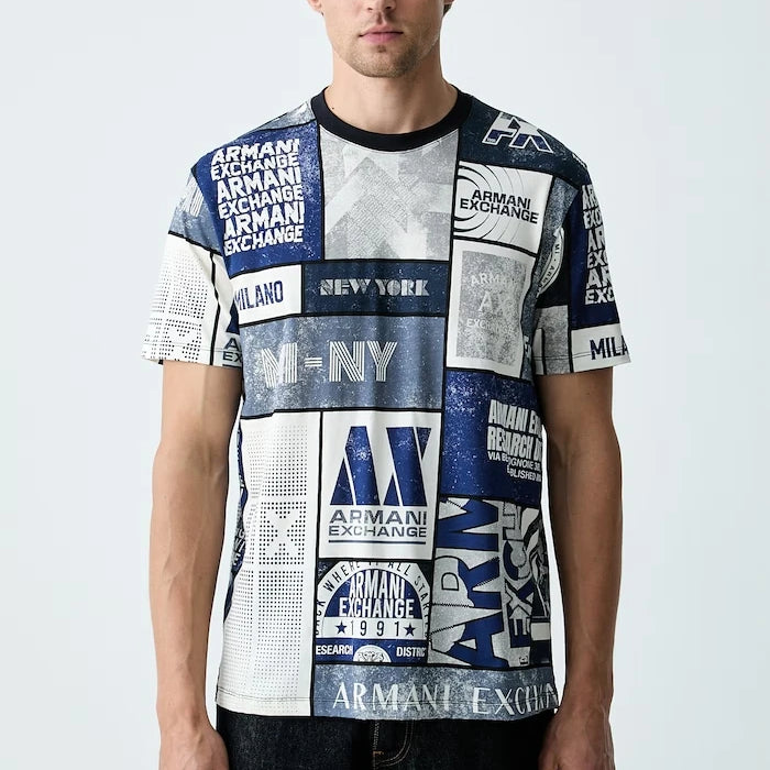 Armani Exchange erkek pamuklu tişört