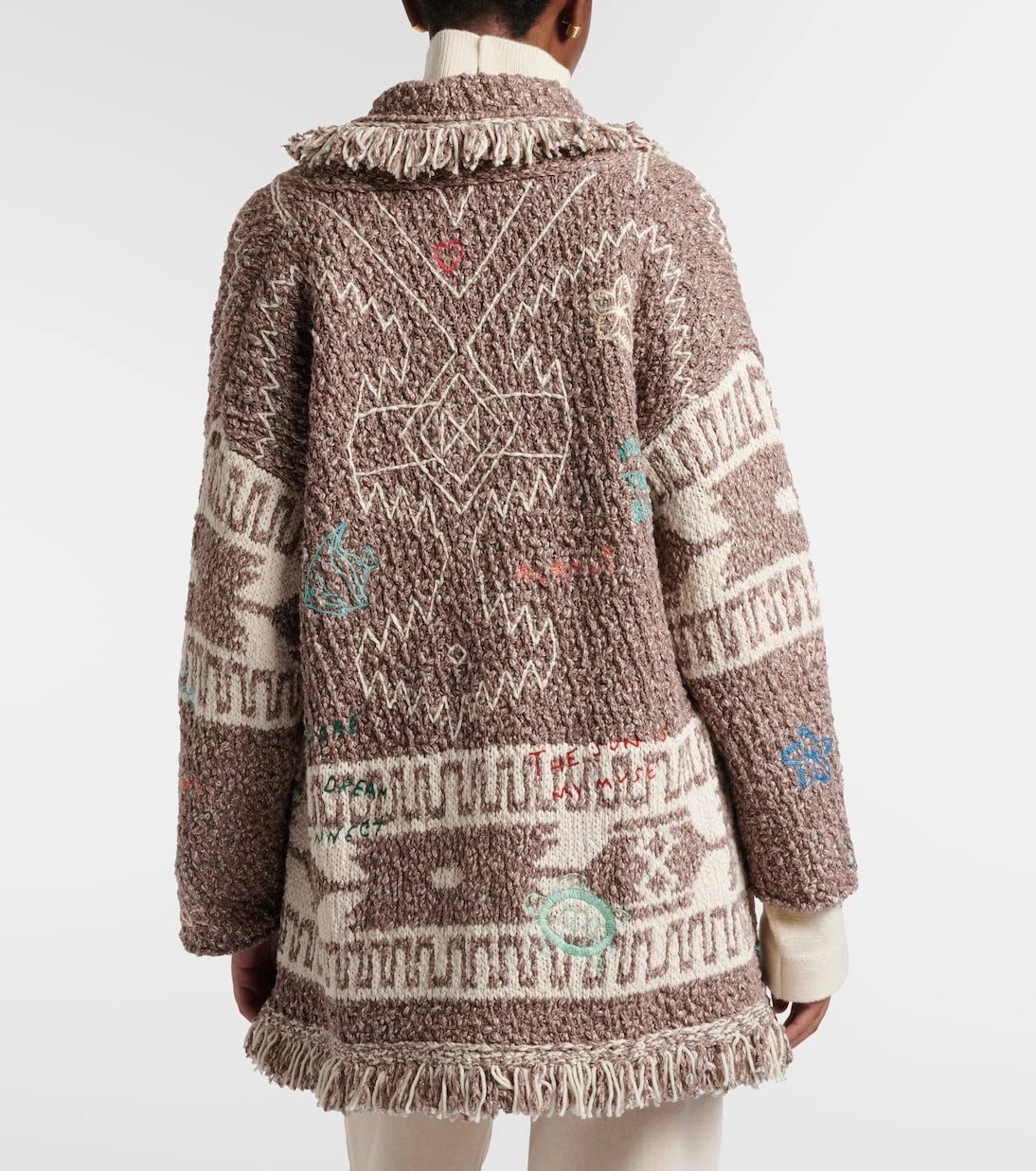 Alanui - Written By The Ocean cotton cardigan