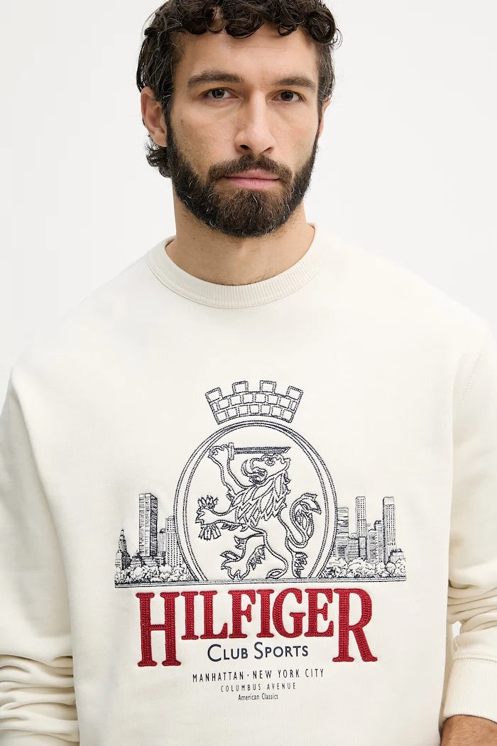 Tommy Hilfiger Erkek Pamuklu Sweatshirt