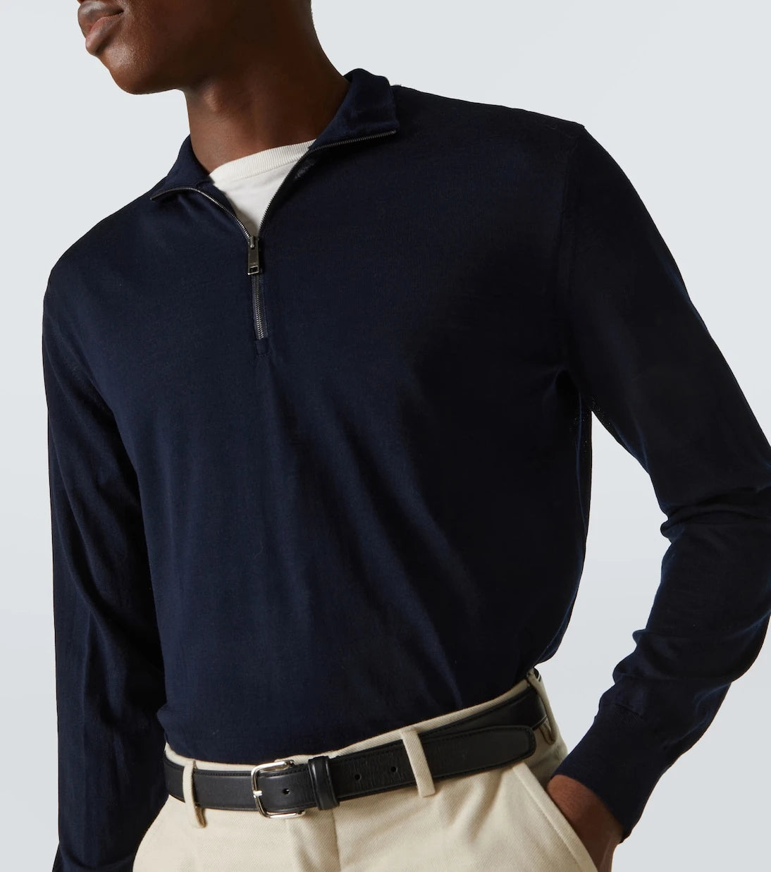 Zegna - Wool half-zip sweater