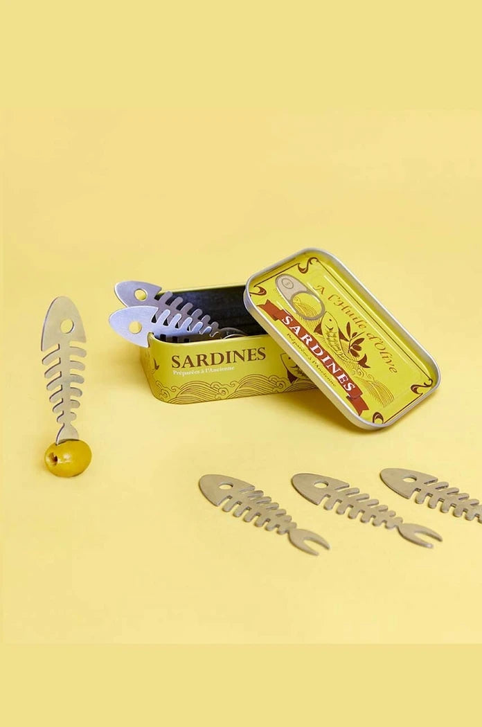 Комплект клечки за хапки Balvi Sardines (6 броя)