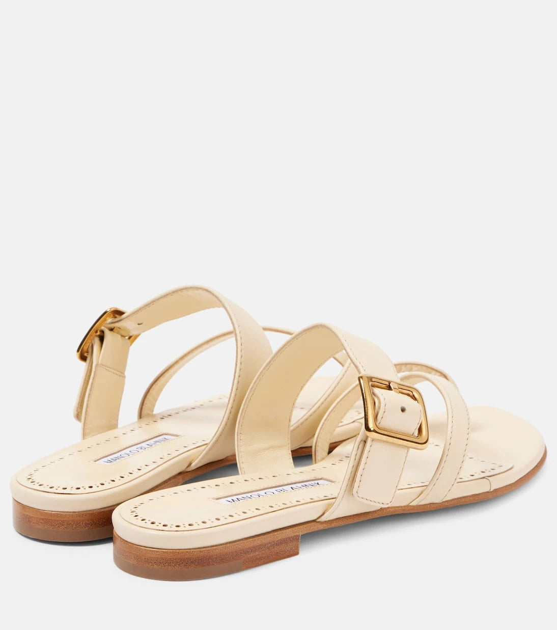 Manolo Blahnik - Thalusa 10 leather sandals